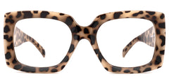 Yael Square Light-Tortoise Glasses | Zeelool Glasses