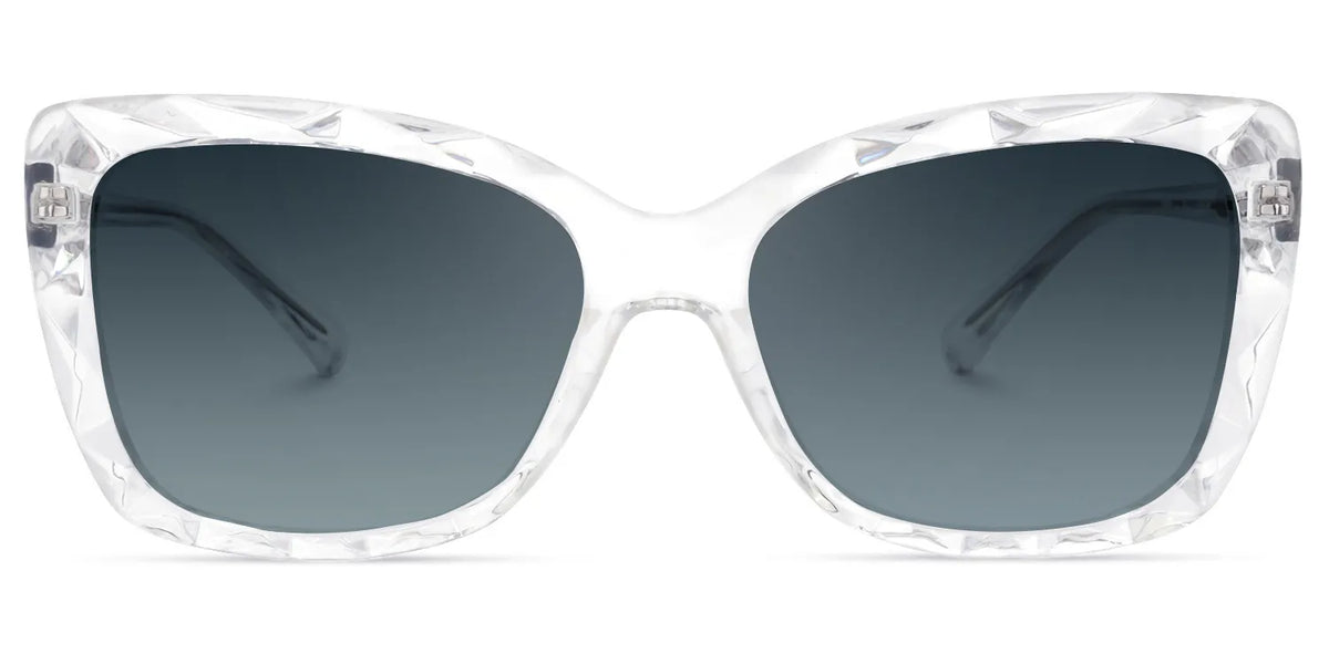 Edna Cateye Clear Sunglasses | Zeelool Glasses
