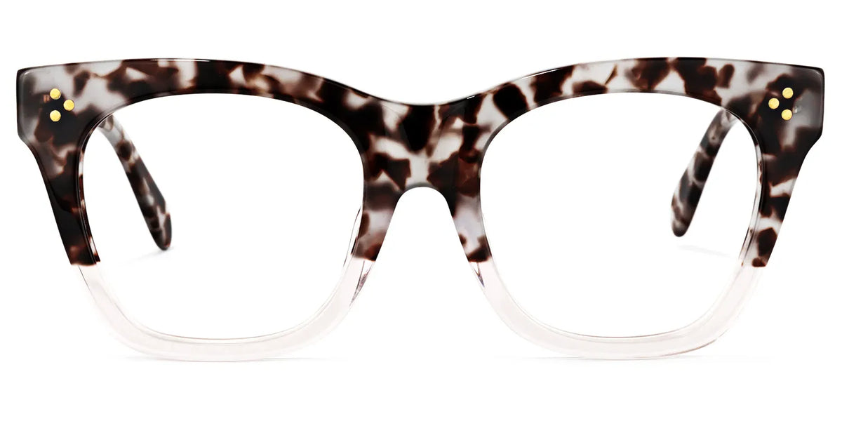 Rectangle Tandy Light Tortoise Frame Glasses | Zeelool