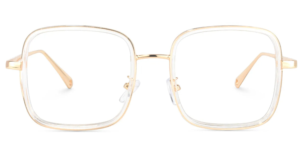 Ozzy Square Clear Glasses | Zeelool Glasses