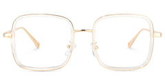 Ozzy Square Clear Glasses | Zeelool Glasses