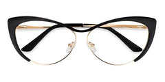 Cateye Black Glasses | Zeelool Eyeglasses