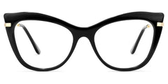 Indira Cat Eye Black Glasses | Zeelool Glasses