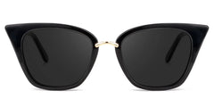 Tallulah Cat Eye Black Sunglasses  | Zeelool Glasses