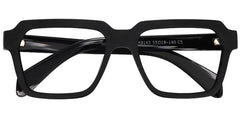 Richard Rectangle Eyeglasses with Black Matte Frames