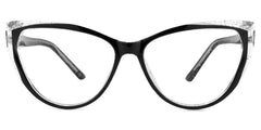 Tarun Cateye Black Glasses | Zeelool Glasses