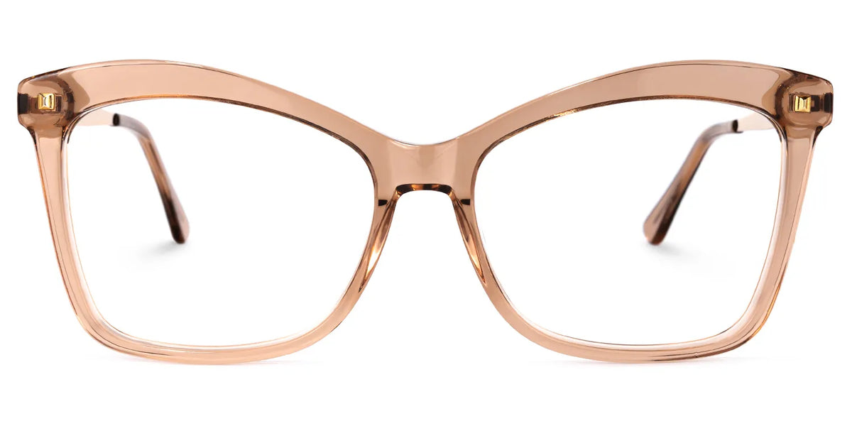 Isaebella Butterfly Beige Frame Glasses | Zeelool