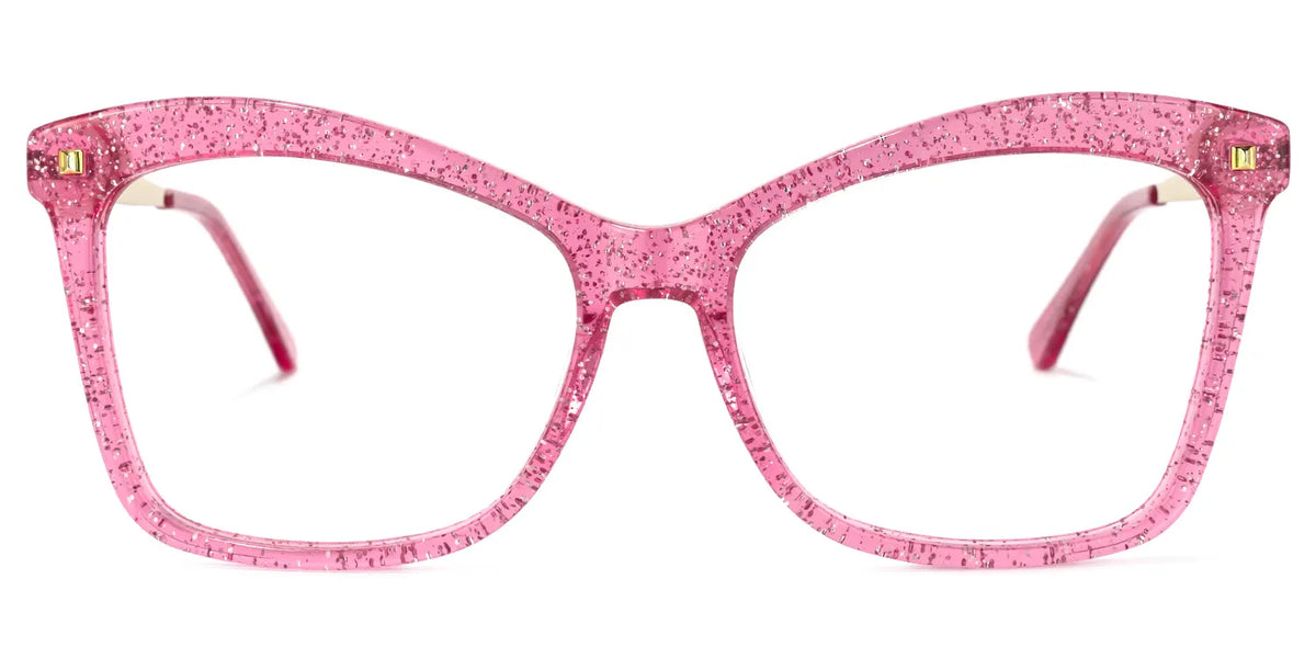 Isaebella Butterfly Bright-Pink Eyeglasses and Fantastic Frame
