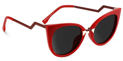 Jacqueline Cat Eye Red Sunglasses | Zeelool Glasses