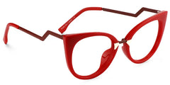 Jacqueline Cat Eye Red Glasses | Zeelool Glasses