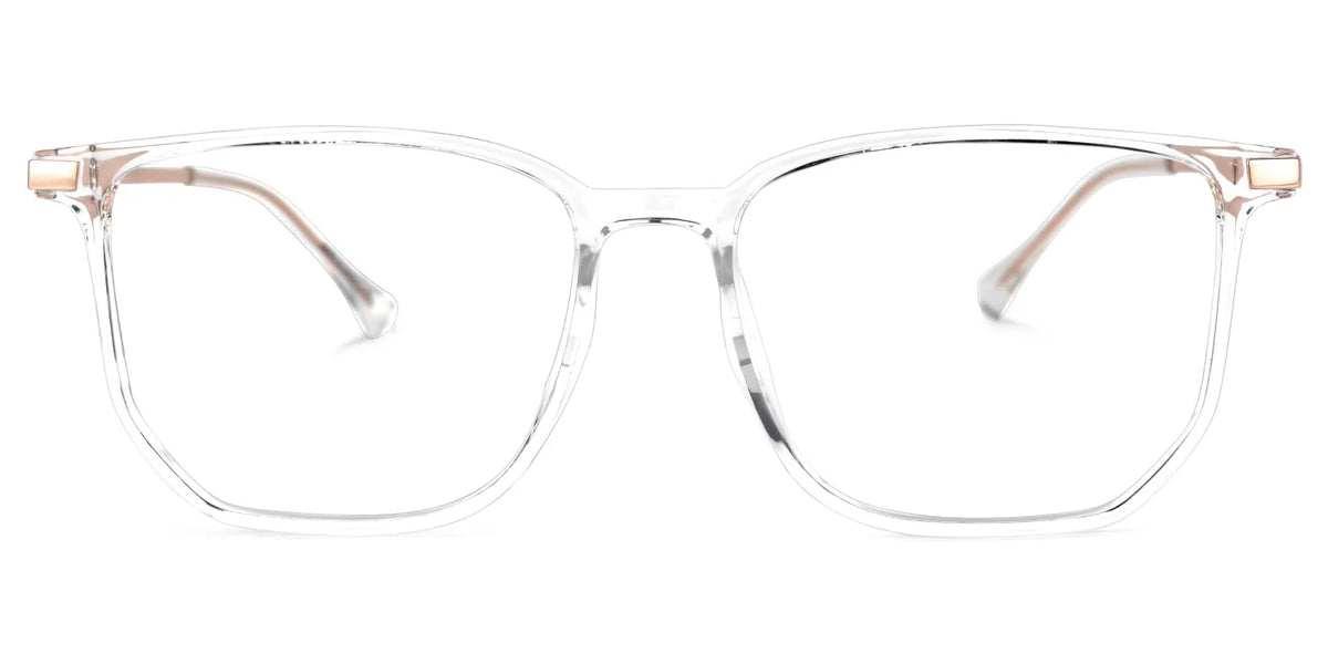 Fezell TR90 Square Clear Frame Glasses | Zeelool Optical