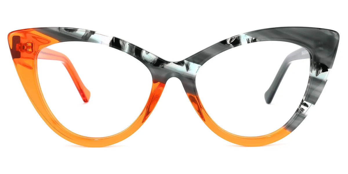 Maxine Cateye Orange Eyeglasses and Glasses Frames