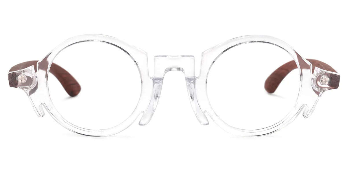 Charlie Round Clear Frame Glasses | Zeelool Optical