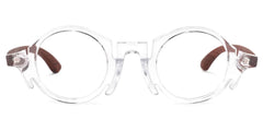 Charlie Round Clear Frame Glasses | Zeelool Optical