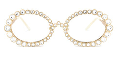 Luheiden Oval Gold Glasses | Zeelool Glasses