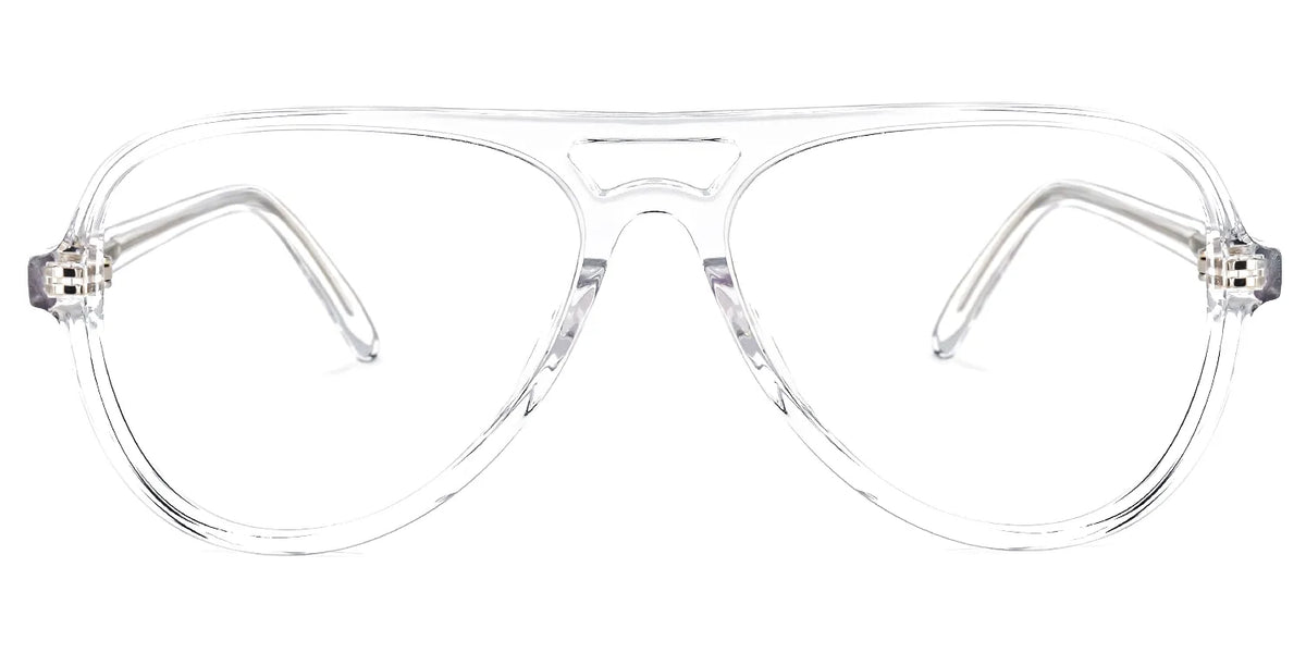 Erwin Geometric Clear Glasses | Zeelool Glasses