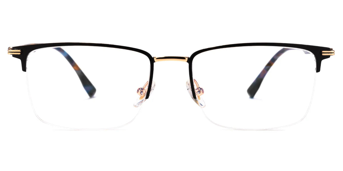 Simms Square Black Glasses | Zeelool Glasses