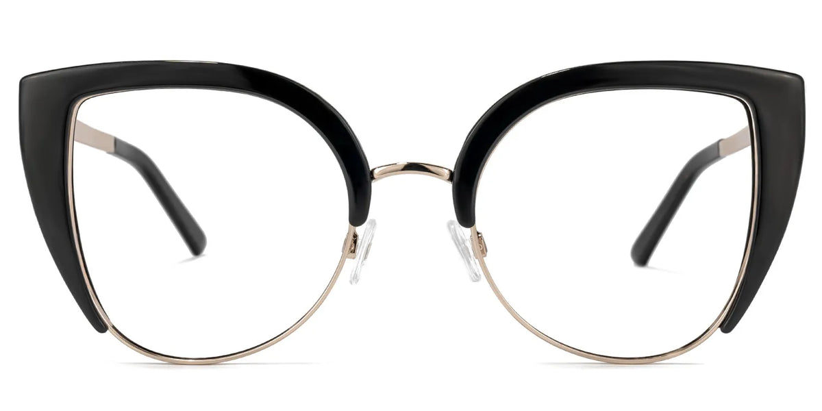 Brewer Cateye Black Frame Glasses | Zeelool Optical