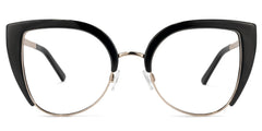 Brewer Cateye Black Frame Glasses | Zeelool Optical