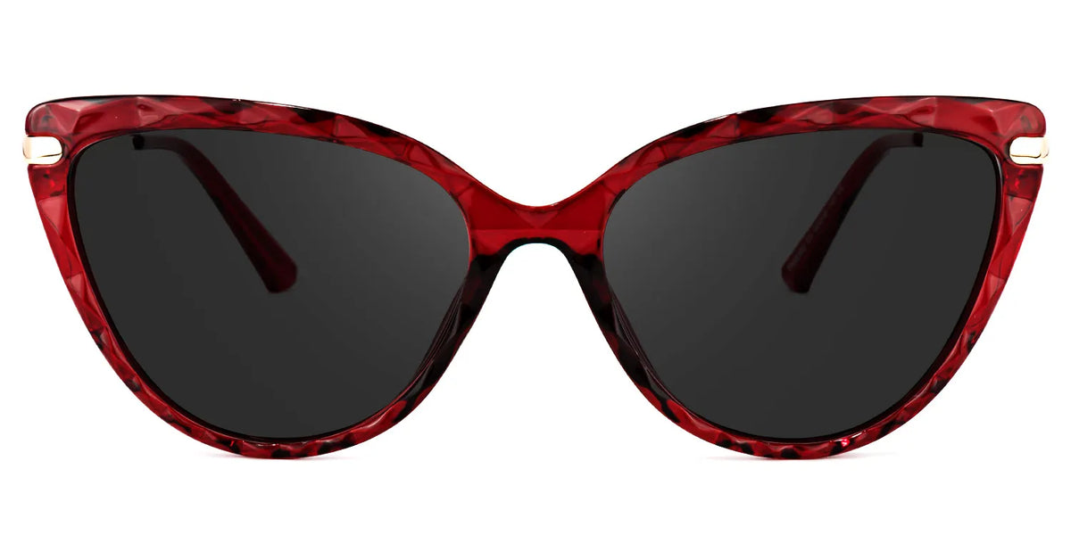 Lucas Cateye Red Sunglasses | Zeelool Glasses