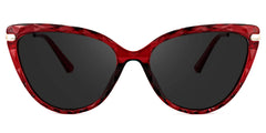 Lucas Cateye Red Sunglasses | Zeelool Glasses
