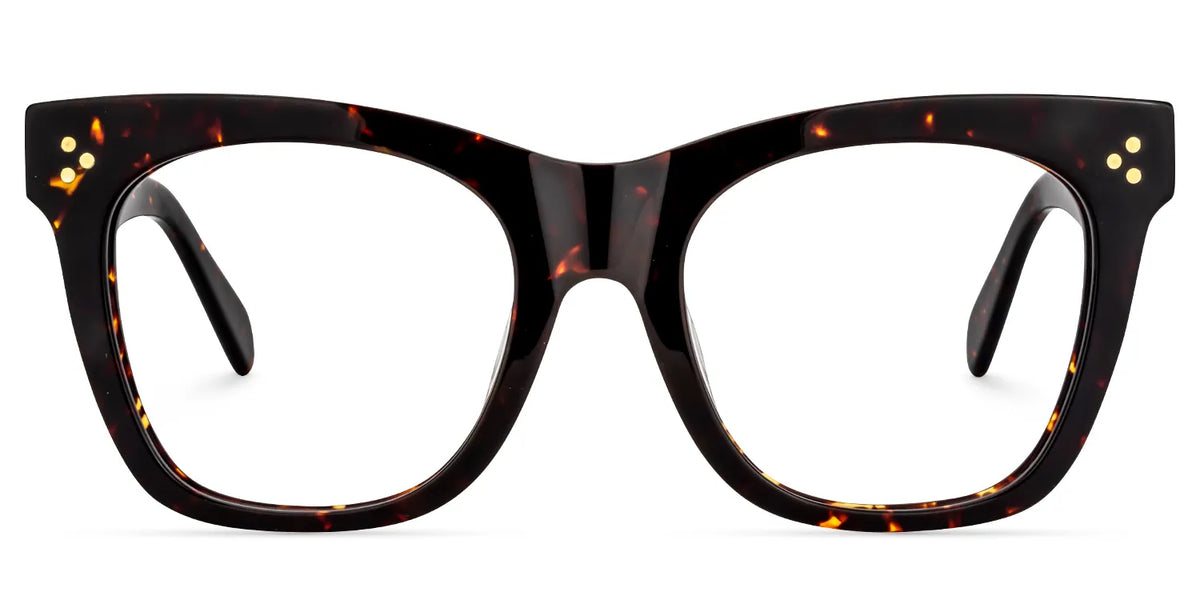 Gordon Rectangle Tortoise Frame Glasses | Zeelool