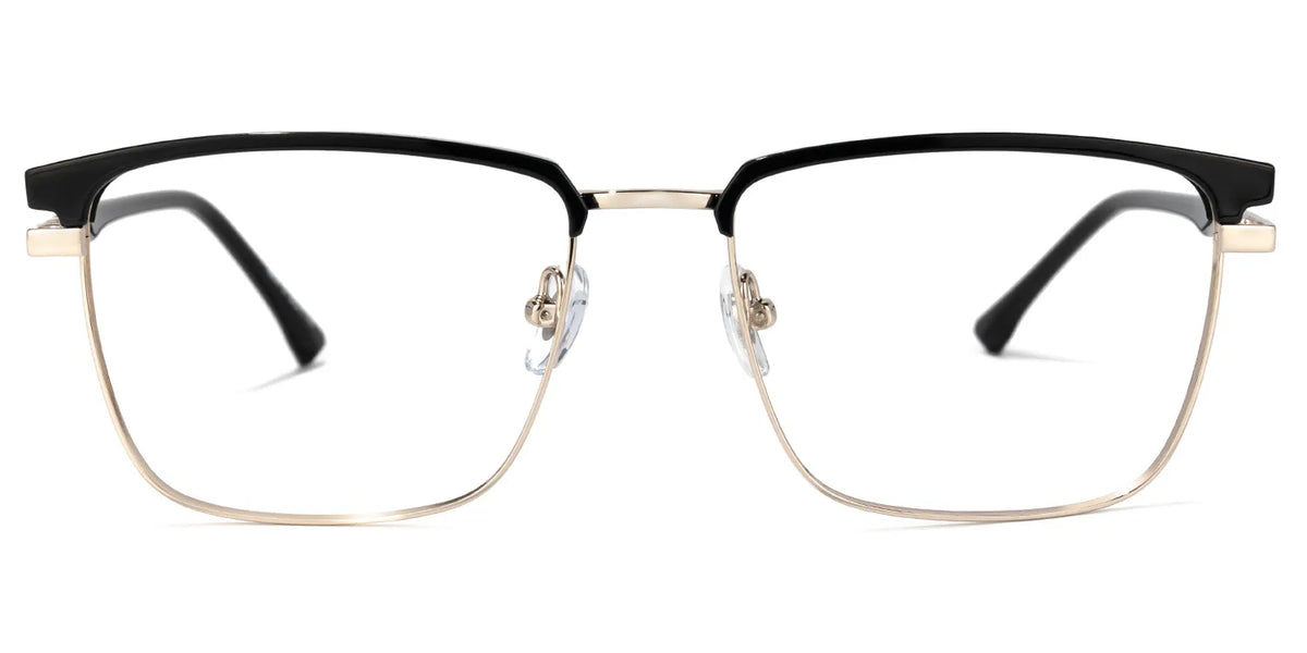 Kierriah Browline Black Glasses | Zeelool Glasses