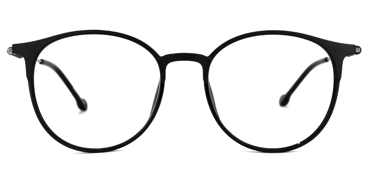 Gamble Round Black Glasses | Zeelool Glasses