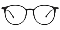 Gamble Round Black Glasses | Zeelool Glasses