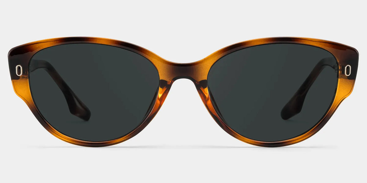 Livia Tortoise Frame Polarized Sunglasses with cat-eye Style Online | ZEELOOL