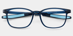 Alexis Rectangle Dark Blue Glasses