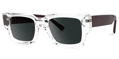 Clear TR90 Rectangle Sunglasses- Garza