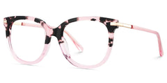 Round Pink Tortoise Glasses