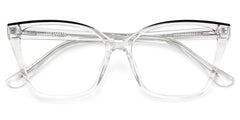 Sienna Clear Butterfly Prescription Glasses | Zeelool