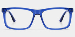 Morgan blue rectangle glasses Online | ZEELOOL