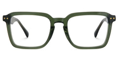 Vickerie Thin Green Glasses in Square Design | Zeelool