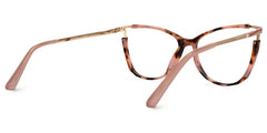 Cateye Yomary Pink and Tortoise Shell Glasses | Zeelool