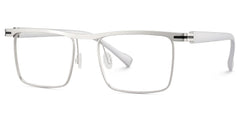 Vintage Metal Glasses With Browline Shape