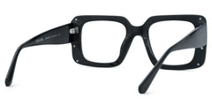 Black Rectangle Eyeglass Frames - Jesse Acetate Frame Glasses