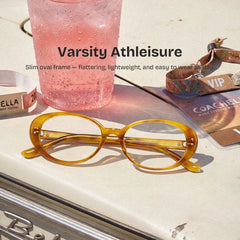 Lennon Tortoise Oval Glasses | Nostalgic Varsity Athleisure