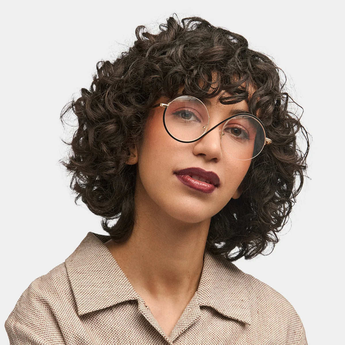 Witch Glasses - Flozif Round Black Frame Glasses | Zeelool