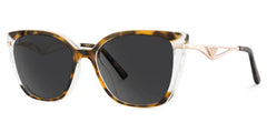 Cateye Shape Blue Light Blocking Glasses with Tortoise