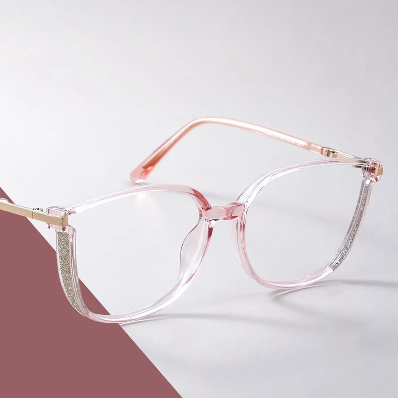 Rodz Light Pink Square Frame Glasses | Zeelool