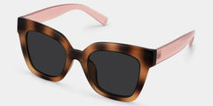 Malcolm Square Burnt Umber Sunglasses with Wide Frames
