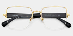 Lauren Gold Frame Glasses with Square Frame Online | ZEELOOL