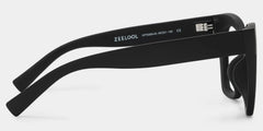 Malcolm Square Matte Black Glasses with Prescription