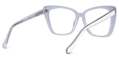 New White-Black Color for Shanell Acetate Eyeglasses  | Zeelool Optical