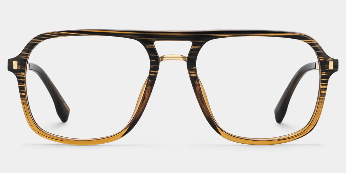 Aviator Kilworth Two-Tone Glasses deals -Zeelool Glasses