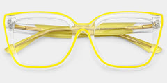 Mirta Square Yellow Glasses | Zeelool Glasses