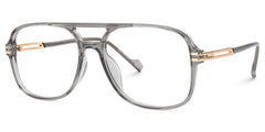 Square Nyawa Gray Glasses deals -Zeelool Glasses